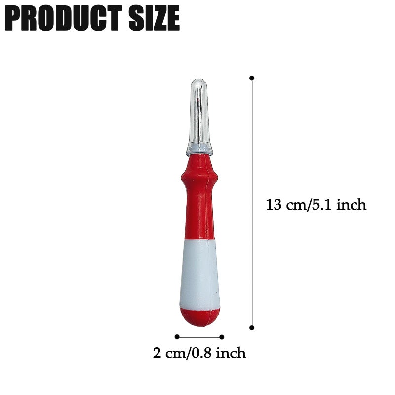 GDMINLO 3 Pieces Ergonomic Grip Seam Ripper, Colorful Large Thread Remover for Sewing Crafting Removing Embroidery Hems and Seams - Image 2